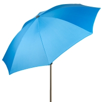 Sombrilla Playa UV50 Reclinable 8 Varillas, 220 Cm, Azul