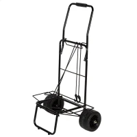Carro Playa Plegable Aktive con Ruedas Todoterreno Ø17 Cm, 59x18,5x73 Cm, Gris(m-1)