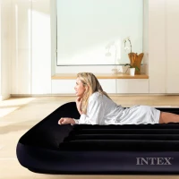 Colchón Hinchable Individual Pillow Rest Classic Dura-Beam Estándar, 99x191x25 Cm, Azul(m-6)