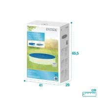 Cobertor Solar Intex para Piscinas Ø457 Cm, Ø448 Cm, Azul(m-8)