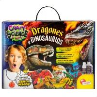 Juego Científico Lisciani Dragones y Dinosaurios Kit Slime y Maquetas, 39x6,5x29 Cm, Multicolor(m-1)