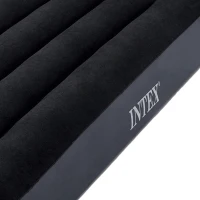 Colchón Hinchable Doble Intex Pillow Rest con Bomba Eléctrica, 152x203x25 Cm, Gris(m-6)
