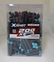 Dardos de Gomaespuma X-Shot Pack 200 Unidades, 16,5x9,5x24,5 Cm, Multicolor(m-10)