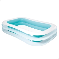 Piscina Hinchable Intex Rectangular, 262x175x56 Cm, Verde y Blanco