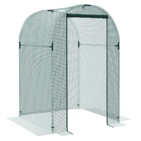 Outsunny 120 x 120cm Mini Polytunnel Greenhouse(m-10)