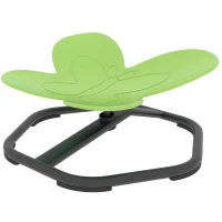 AIYAPLAY Butterfly-Shaped Kids Swivel Chair, Sensory Spinning Chair for Balance and Coordination Training, Green(m-11)