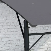 Outsunny 3 x 4m Metal Frame Pergola - Grey(m-8)