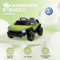 AIYAPLAY Volkswagen Licensed Kids Electric Car with Remote Control for Ages 3-6 Years, Green(m-4)