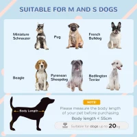 PawHut Dog House Outdoor Elevated Dog Bed with Removable Cover, Mesh Windows, Storage Bag, for S and M-Sized Dogs, Grey(m-4)
