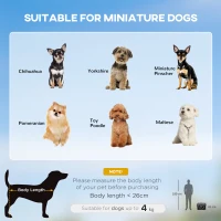 Pawhut Folding Fabric Soft Pet Crate, 46Lx36Wx41H cm - Black(m-7)