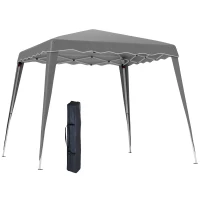 Outsunny 2.5 x 2.5M Pop up Garden Tent - Grey(m-10)