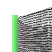 SPORTNOW 10ft Trampoline Net Replacement with 6 Plastic Pole Covers, Weather-Resistant Trampoline Netting Replacement with Zipped Entrance, Poles Not Included, Green(m-9)
