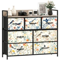 HOMCOM 7-Drawer Chest of Drawers - White(m-10)
