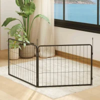 PawHut 2 Piece Dog Pen Expansion Pack for 60cm High Pet Playpen with 3 Stakes, for Small Dogs(m-9)
