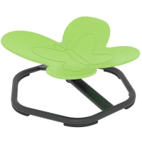 AIYAPLAY Butterfly-Shaped Kids Swivel Chair, Sensory Spinning Chair for Balance and Coordination Training, Green(m-1)