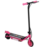 AIYAPLAY Electric Scooter for Kids Aged 6-14 Years, with Colourful Lights, Pink(m-1)