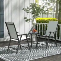 Outsunny Mosaic Garden Table, 35.5 cm Round Outdoor Table with Shelf, Ceramic Tile Top, Small Garden Side Table Bistro Table End Table Plant Stand for Indoor, Patio, Balcony, Blue(m-8)