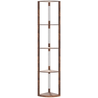 HOMCOM Three-Tier Corner Floor Lamp