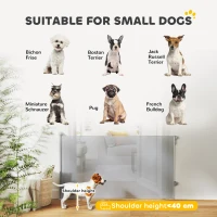 PawHut Retractable Stair Gate Extends Up to 140 cm Wide, Dog Gate for Doorways, Stairways, Hallways, Grey(m-9)