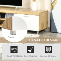 HOMCOM Modern TV unit Cabinet Entertainment Centre for TVs up to 90" w/ Cabinet Shelf for Living room Bedroom(m-7)