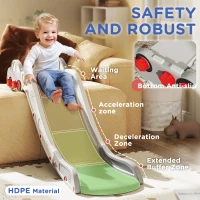 AIYAPLAY Kids Slide for Bed, Sofa, with Extended Length, Easy to assemble and Store, Grey(m-5)