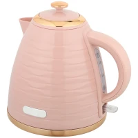 HOMCOM 3kW Rapid Boil Honeycomb Kettle - Pink(m-10)