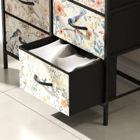HOMCOM 6-Drawer Chest of Drawers - White(m-9)