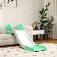 AIYAPLAY Kids Sofa Slide with 130cm Extended Length, HDPE Toddler Slide for Sofa, Bed, Stairs, Easy Assemble & Storage, Green(m-9)