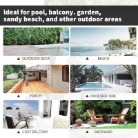 Outsunny 7-Piece Rattan Garden Furniture Set with Cushions, 6 Seater Garden Table and Chairs, Rattan Dining Set with 6 Armchairs, Rectangular Glass Top Table, Charcoal Grey(m-5)