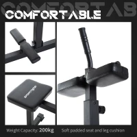SPORTNOW Seated Leg Extension Machine, Adjustable Leg Raise Machine and Curl Machine with Plate Loaded for Hip, Lower Body and Home Gym Workout(m-6)