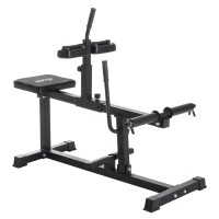 SPORTNOW Seated Leg Extension Machine, Adjustable Leg Raise Machine and Curl Machine with Plate Loaded for Hip, Lower Body and Home Gym Workout(m-1)