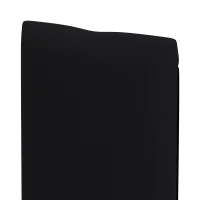 Outsunny Garden Parasol Cover, Outdoor Patio Umbrella Protector Weatherproof Garden Patio with Rod, Zipper for 2-4.6m Parasol, Φ60 x 160cm, Black(m-6)