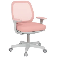 Vinsetto 44-56cm Mesh Back Office Chair - Pink(m-1)