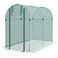 Outsunny 240 x 120cm Mini Polytunnel Greenhouse(m-11)