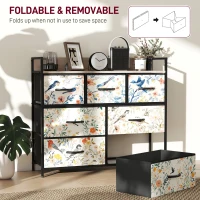 HOMCOM 7-Drawer Chest of Drawers - White(m-6)