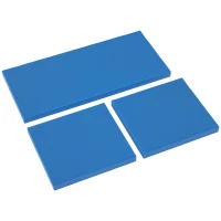 Outsunny Outdoor Seat Cushion Pads for Rattan Furniture, 3 PCs Garden Furniture Cushions,  Sky Blue(m-10)