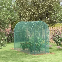 Outsunny 240 x 120cm Mini Polytunnel Greenhouse(m-2)