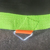 SPORTNOW Replacement Trampoline Mat with Spring Pull Tool, 72 V-Hooks, for 12ft Trampoline using 14cm Springs, Green(m-9)