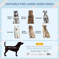 PawHut Outdoor Dog Kennel, Wooden Dog House, with Removable Floor, Anti-Corrosion Wood, for Large Dogs, 106.5H x 110W x 98Dcm(m-4)