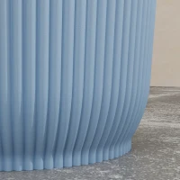 Outsunny Set of Two Ф22cm Planters - Blue(m-9)