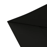 Outsunny 3 x 2 m Garden Parasol Umbrella with Aluminium Pole, UPF 50+ Rectangular Outdoor Table Parasol Sun Shade with Crank & Push Button Tilt, Metal Ribs, Black(m-8)