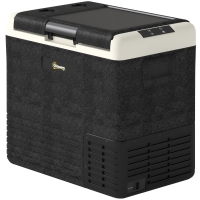 Outsunny 50L Portable Car Refrigerator - Grey and Black