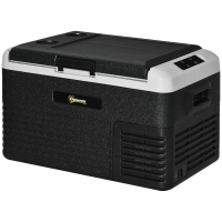 Outsunny 30L Portable Car Refrigerator - Grey and Black