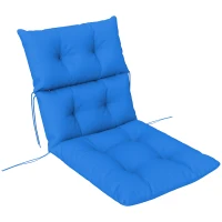 Outsunny 115 x 56cm Rocking Chair Padded Seat Cushion - Blue(m-1)