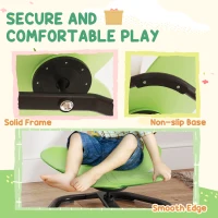AIYAPLAY Butterfly-Shaped Kids Swivel Chair, Sensory Spinning Chair for Balance and Coordination Training, Green(m-5)