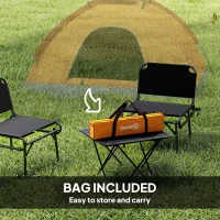 Outsunny 2 Person Camping Tent, Dome Tent with Zipped Doors, Storage Pocket, Portable Handy Bag, Orange(m-6)