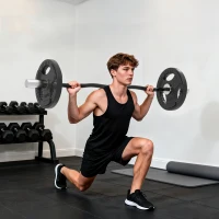 SPORTNOW 4ft Olympic EZ Curl Bar, Barbell Bar for 2" Weight Plates with Non-Slip Hand Grip 120cm(m-9)