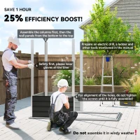 Outsunny 6 x 4ft Metal Garden Storage Shed, Outdoor Tool Storage Shed with Lockable Door and Gloves for Garden, Patio, Dark Grey(m-4)