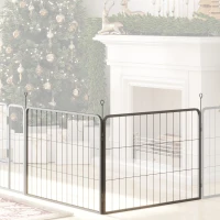 PawHut 2 Piece Dog Pen Expansion Pack for 60cm High Pet Playpen with 3 Stakes, for Small Dogs(m-7)