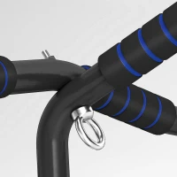 SPORTNOW Multi-Grip Doorway Pull Up Bar with Non-Slip Grips, Chin Up Bar with Anti-Fall Slot for Indoor Gym Upper Body Workout(m-9)